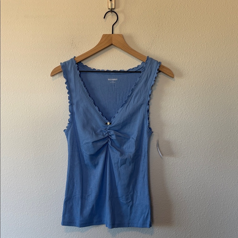 Cinched Rib-Knit Tank Top - Picture 2 of 12